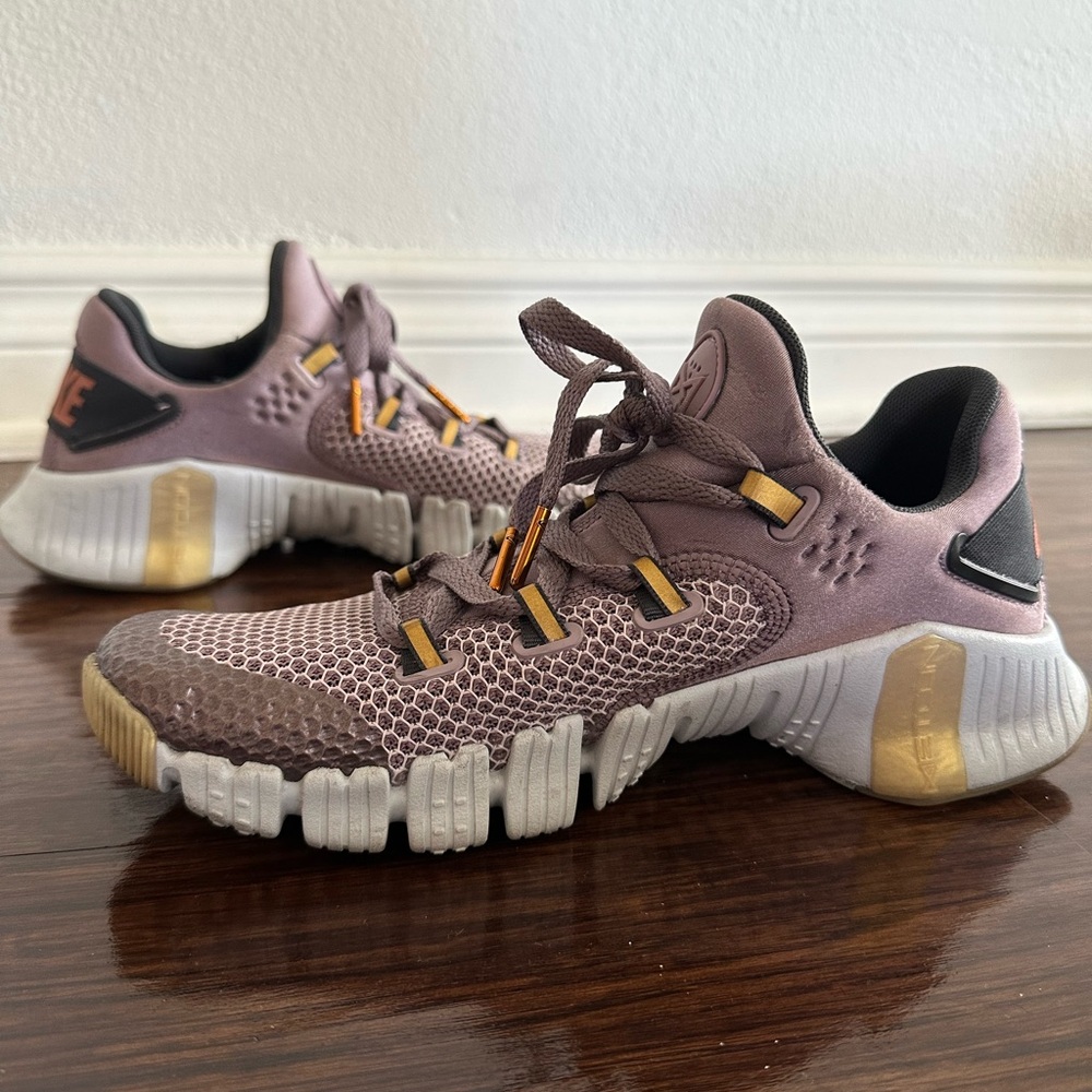 Nike Women's Athletic Shoes in Purple and Gold - Picture 3 of 5
